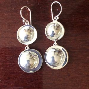 Sterling silver earrings.